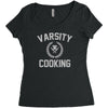 varsity cooking best trending Women's Triblend Scoop T-shirt