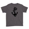 anchor sailor t shirt fashion cross top tee nautical tshirt retro tatt Youth Tee