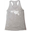 detroit smoking gun Racerback Tank