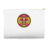 lucha libre pink Accessory Pouches