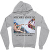 Michelangelo Creation of Adam Zipper Hoodie