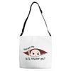 October Peeking Out Baby Boy Adjustable Strap Totes