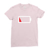 Dead Battery Ladies Fitted T-Shirt