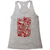 rood en wit Racerback Tank