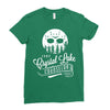 crystal lake consuelor Ladies Fitted T-Shirt