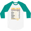Libra Facts Zodiac 3/4 Sleeve Shirt
