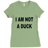 i am not a duck Ladies Fitted T-Shirt