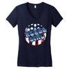 rebel girl 2 Women's V-Neck T-Shirt