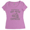 hot mess express Women's Triblend Scoop T-shirt
