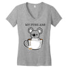 my puns are Women's V-Neck T-Shirt