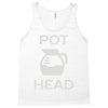pot head coffee lover Tank Top