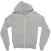 golden spiral Zipper Hoodie