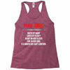 May Girl Hated By Many Racerback Tank