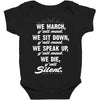 blk power Baby Bodysuit