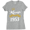 kings are born in 1953 Ladies Fitted T-Shirt