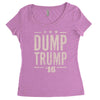 dump trump Women's Triblend Scoop T-shirt
