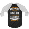 Super Cool Mother Of A Freaking Awesome Granddaughter 3/4 Sleeve Shirt