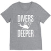 ow divers do it deeper V-Neck Tee