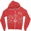 Women's March The Present is Female Zipper Hoodie