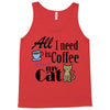 coffee cat Tank Top