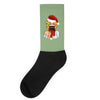 pop art christmas Socks