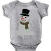 christmas snowman Baby Onesie