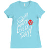 oh what a lovely day Ladies Fitted T-Shirt