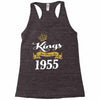 kings are born in 1955 Racerback Tank