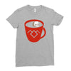 black coffee Ladies Fitted T-Shirt