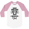sorry this guy is already taken by a super sexy  march girl 3/4 Sleeve Shirt