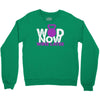 wod now wine later Crewneck Sweatshirt