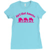 tribut t shirt john mellencamp   kleine rosa h&auml;user Ladies Fitted T-Shirt
