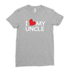 I Love My Uncle Ladies Fitted T-Shirt