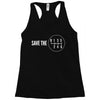 save the manual transmissions (stick shift) Racerback Tank