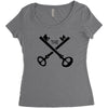 key Women's Triblend Scoop T-shirt