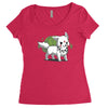 forest protector Women's Triblend Scoop T-shirt