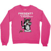 anxious cat Crewneck Sweatshirt