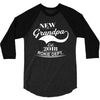 New Grandpa 2018 Rokie Dept. 3/4 Sleeve Shirt