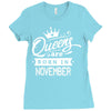 Queens Are Born In November Ladies Fitted T-Shirt