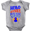 grover hello Baby Onesie