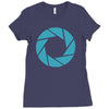 camera shutter Ladies Fitted T-Shirt