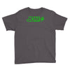 black funny glow in dark glowing Youth Tee
