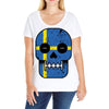 sweden till i die Ladies Curvy T-Shirt