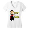 new face Women's V-Neck T-Shirt