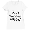 MEOW CAT Ladies Fitted T-Shirt