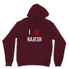 i heart rajesh Unisex Hoodie
