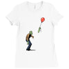 happiness is fleeting Ladies Fitted T-Shirt
