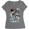 hook jaw 1, ideal gift or birthday present Women's Triblend Scoop T-shirt