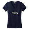hunting giant hogs Women's V-Neck T-Shirt