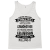 Super Cool Grandmother Of A Freaking Awesome Grandson Tank Top